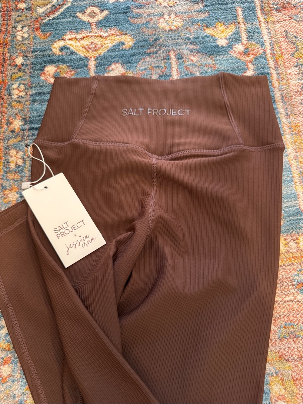 Salt Project Ribbed Energy Crossover Legging - Picture 2 of 4